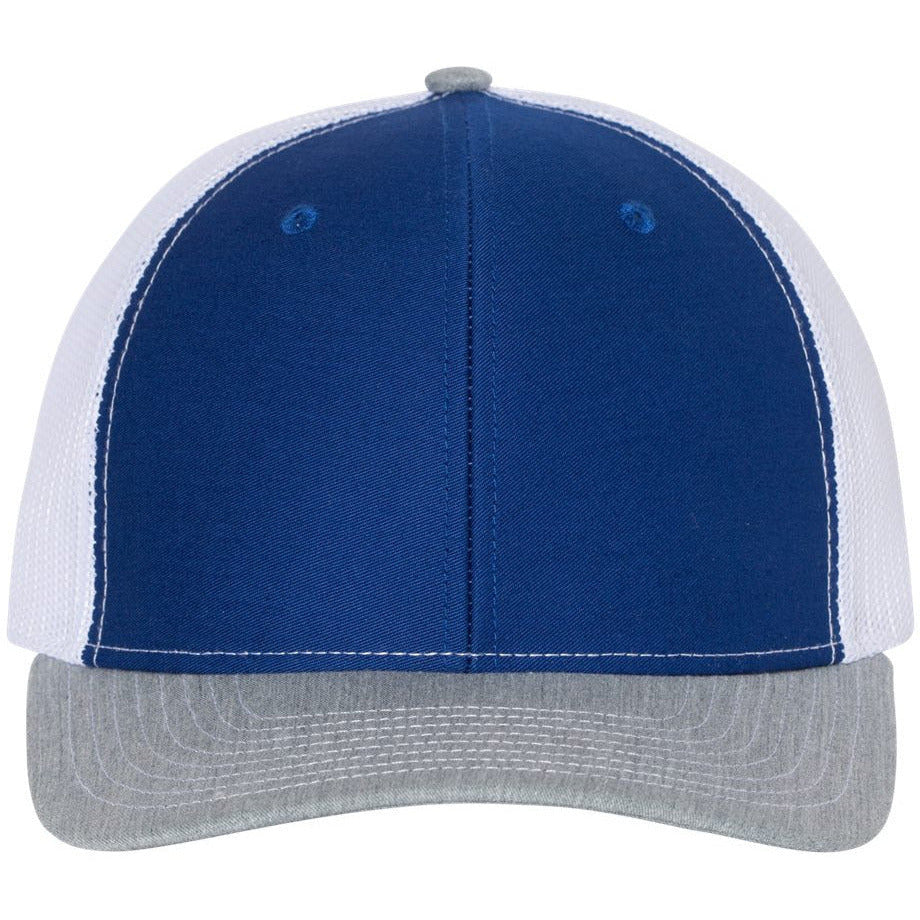 Royal/ White/ Heather Grey